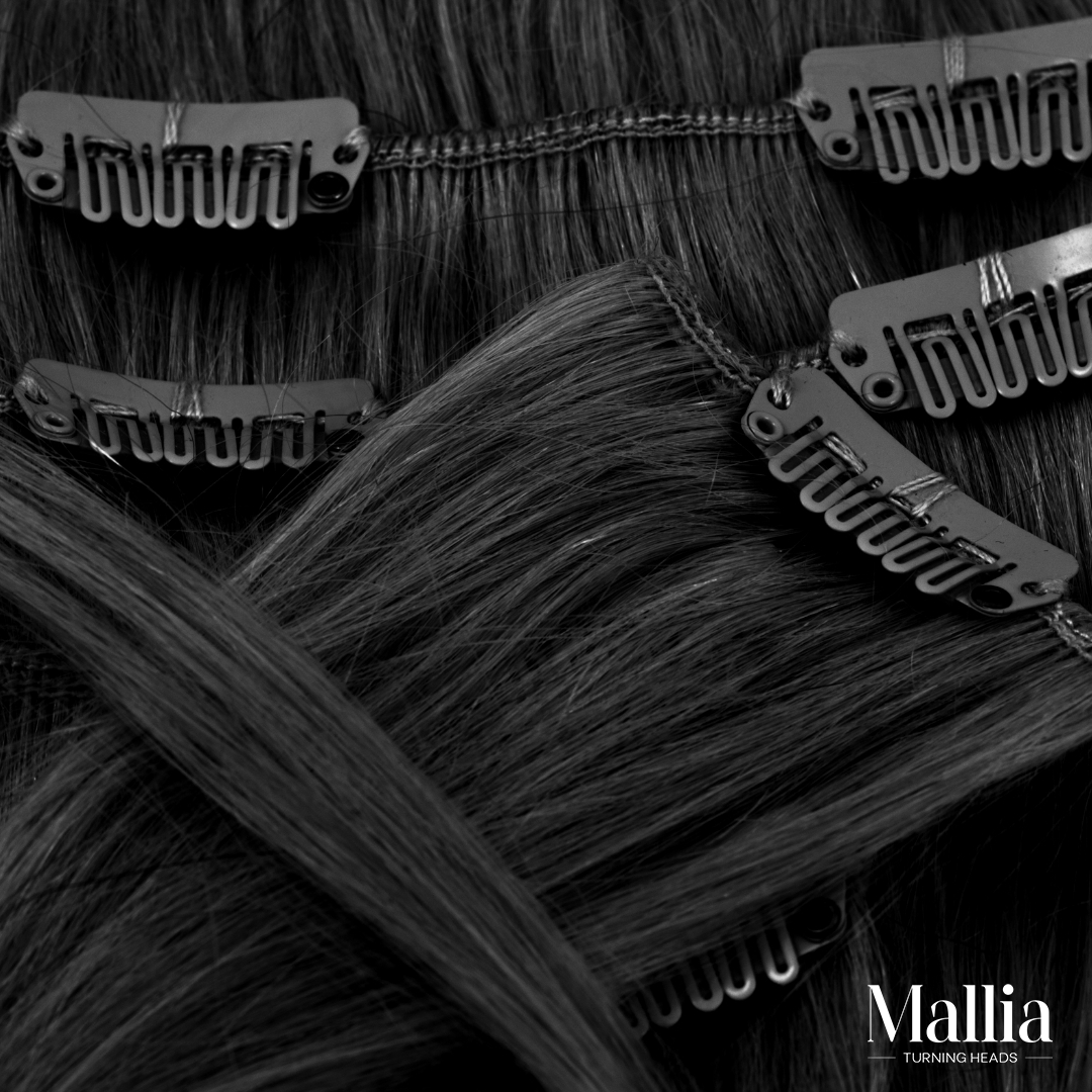 Black clip in hair extensions cover photo from Mallia | South Africa's Best Online Hair Store for Wigs, Weaves & Hair Extensions - Hair City, Hair Majesty, frontal weave, wigs, hair extensions, hair weaves, frontal wig, wigs for sale, curly weaves, hair extensions near me, takealot wigs, weave hairstyle, Clip in hair extensions, front lace wigs, curly hair piece, ponytail extensions, brazilian hair wigs, lace wig, curly wig, frontal closure, pony tail hair piece, tape in hair extensions