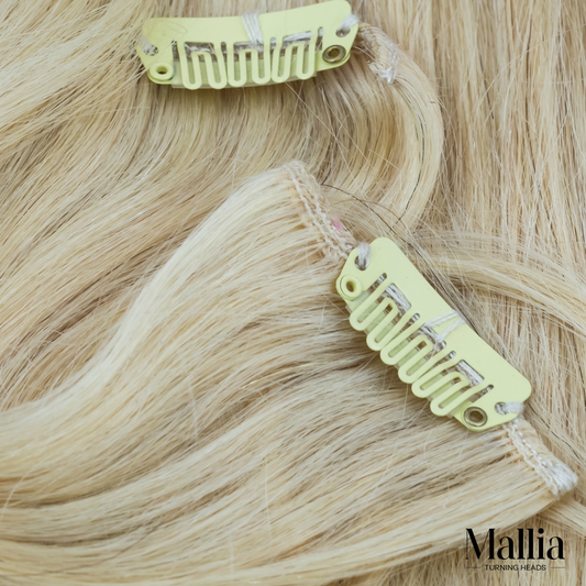 Blonde Clip In Hair Extensions cover photo from Mallia | South Africa's Best Online Hair Store for Wigs, Weaves & Hair Extensions - Hair City, Hair Majesty, frontal weave, wigs, hair extensions, hair weaves, frontal wig, wigs for sale, curly weaves, hair extensions near me, takealot wigs, weave hairstyle, Clip in hair extensions, front lace wigs, curly hair piece, ponytail extensions, brazilian hair wigs, lace wig, curly wig, frontal closure, pony tail hair piece, tape in hair extensions