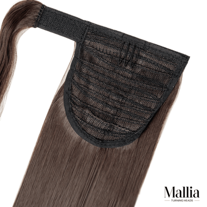 Dark Brown Clip On Ponytail cover photo from Mallia | South Africa's Best Online Hair Store for Wigs, Weaves & Hair Extensions - Hair City, Hair Majesty, frontal weave, wigs, hair extensions, hair weaves, frontal wig, wigs for sale, curly weaves, hair extensions near me, takealot wigs, weave hairstyle, Clip in hair extensions, front lace wigs, curly hair piece, ponytail extensions, brazilian hair wigs, lace wig, curly wig, frontal closure, pony tail hair piece, tape in hair extensions