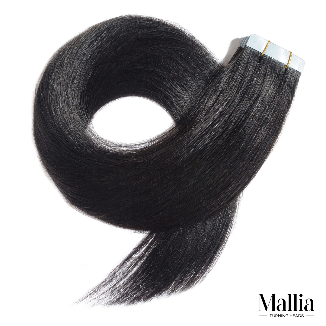 Black Tape In Hair Extensions cover photo from Mallia | South Africa's Best Online Hair Store for Wigs, Weaves & Hair Extensions - Hair City, Hair Majesty, frontal weave, wigs, hair extensions, hair weaves, frontal wig, wigs for sale, curly weaves, hair extensions near me, takealot wigs, weave hairstyle, Clip in hair extensions, front lace wigs, curly hair piece, ponytail extensions, brazilian hair wigs, lace wig, curly wig, frontal closure, pony tail hair piece, tape in hair extensions